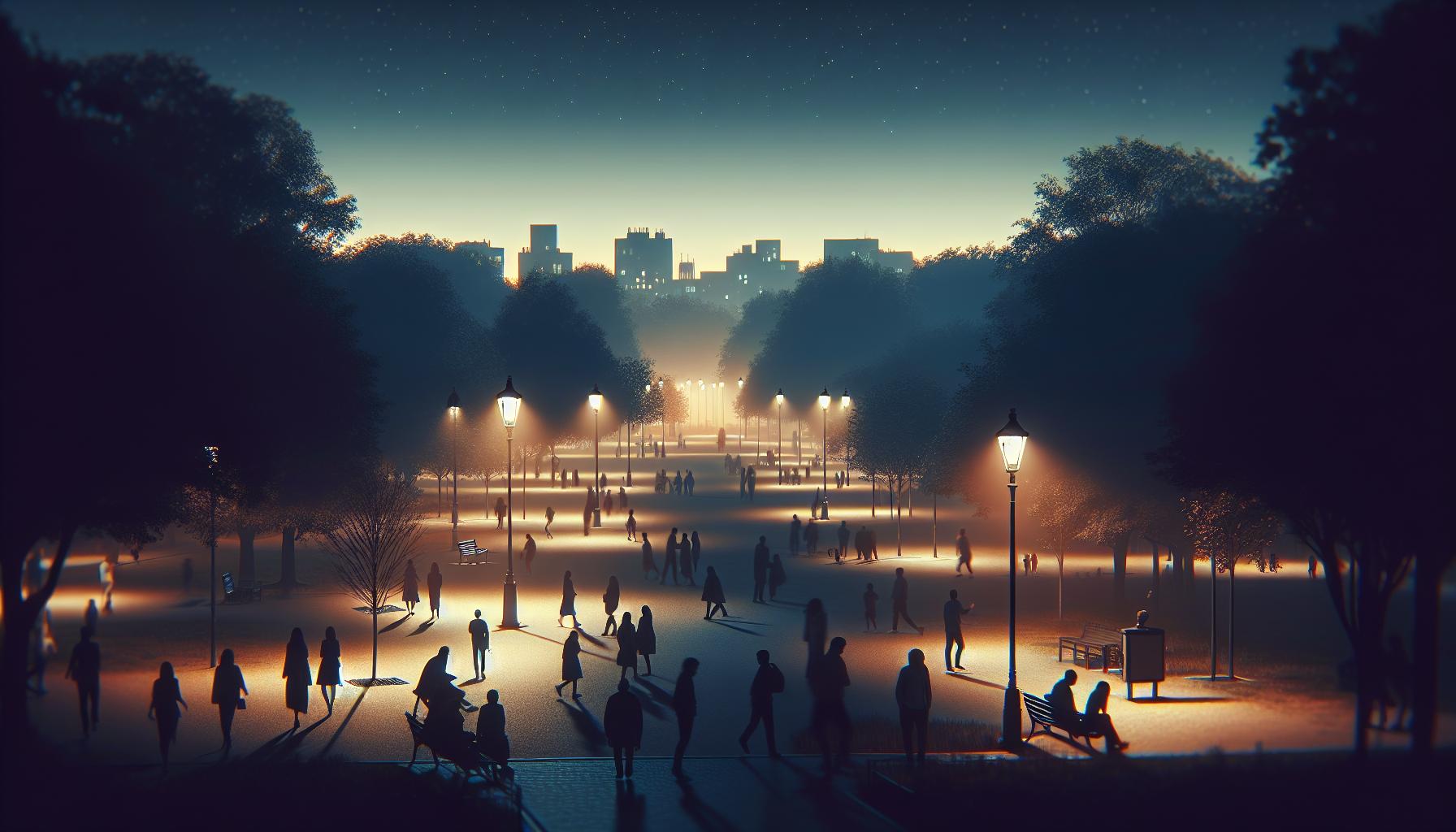 夜の公園