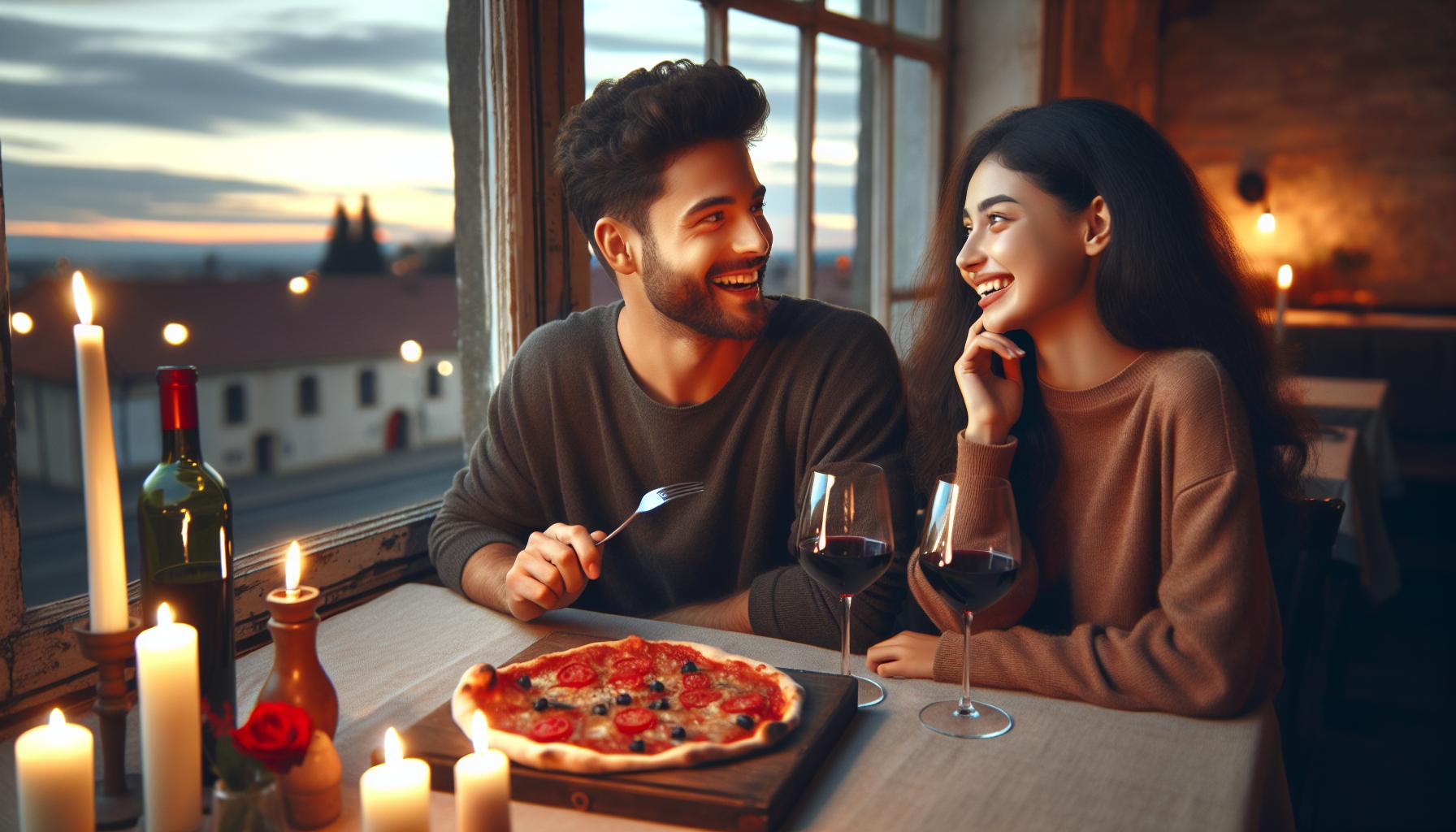 レストランでのデート